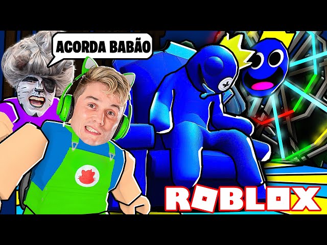 TENTEI ESCAPAR DO AZUL BABÃO DO ROBLOX)(amigos coloridos) 