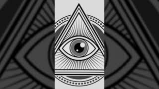the symbols are illuminati and the eye of devil's