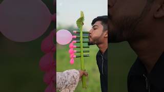 How to Make a Creative Balloon Toy Using Bamboo at Home #diy #art