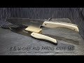 KNIFE MAKING / B&amp;W CHEF AND PARING KNIFE SET 수제칼 만들기 #156