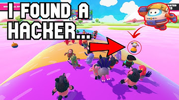 I Found A Hacker In FALL GUYS...