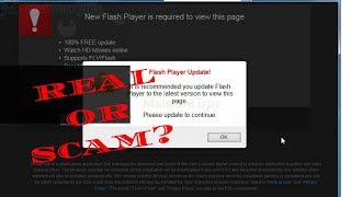 Adobe Flash Player Update Pop-Up | How to Know if it is a Scam screenshot 3