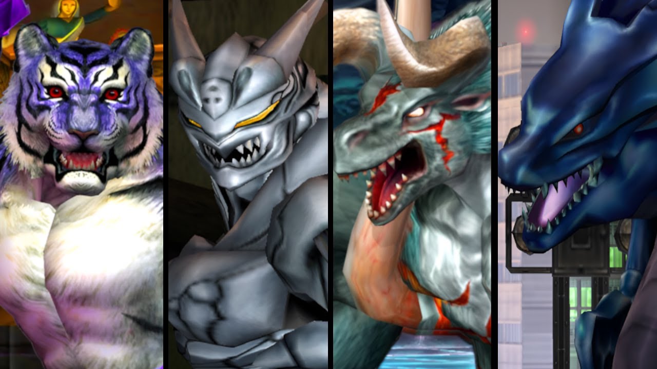 All Bloody Roar Bosses Final Bosses