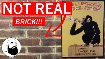 How to Make a REALISTIC BRICK WALL from foam XPS - A Step by Step How To Guide