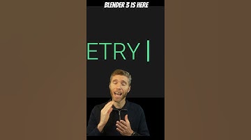 Blender 3 Is Here!!!