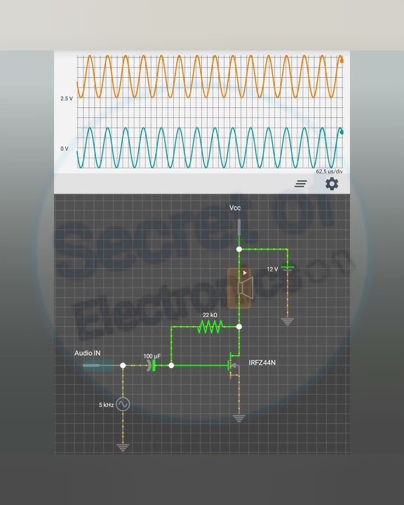 Best Simple Audio Amplifier Circuit Using MOSFET