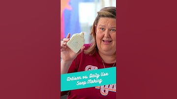 Daily Use vs. Artisanal Soaps Explained 🧼 Cold Process Soap Making #shorts