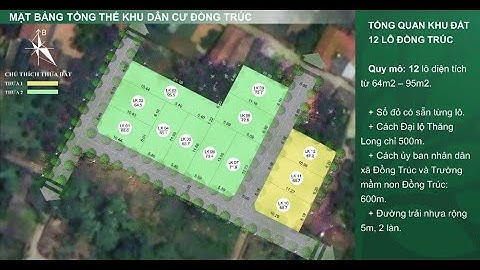 ĐẤT NỀN HÒA LẠC KHU 12 LÔ ĐỒNG TRÚC, THẠCH THẤT, HÀ NỘI