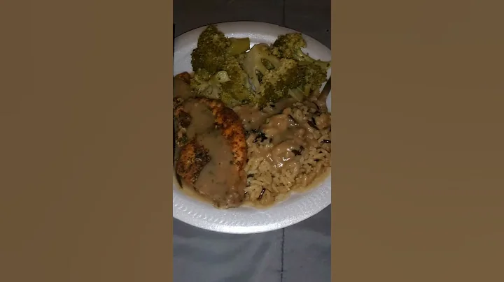 Rosemary and Garlic Chicken with homemade gravy an...