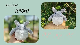 Crochet Totoro #crochet #diy #handmade #videotutorial #totoro #amigurumi