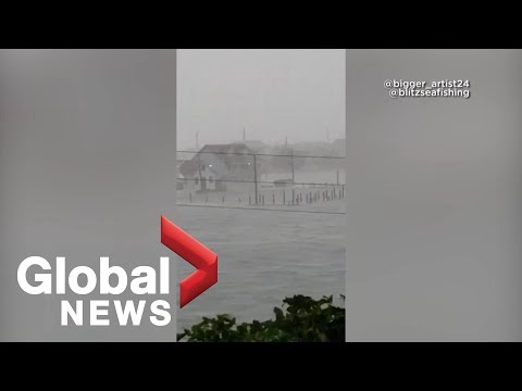 Hurricane Dorian hits Marsh Harbour in Bahamas