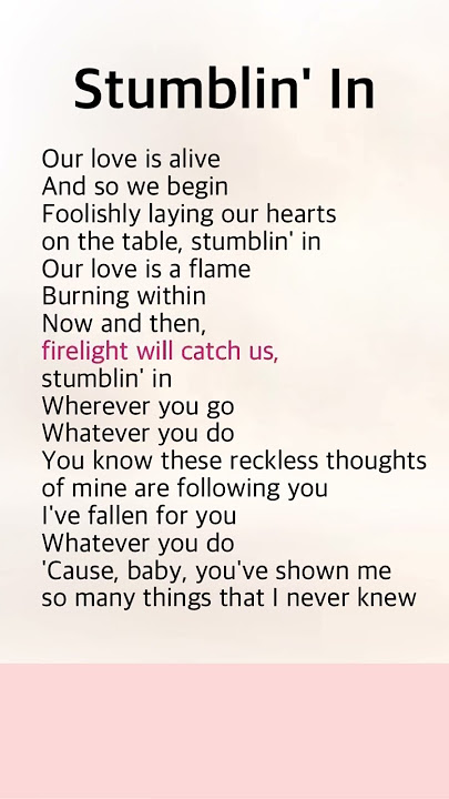 Stumblin In | Chris Norman and Suzi Quatro