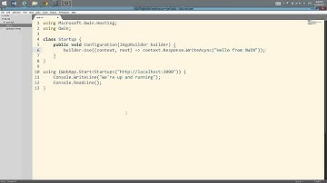 OWIN - A new .NET web