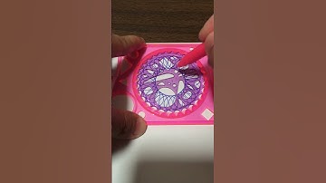 Satisfying and relaxing Spirograph design video ASMR #shorts #spirograph #asmr #satisfying #relaxing