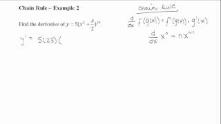 Chain Rule - Example 3