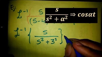 Transformada inversa de Laplace - 1era propiedad de traslación