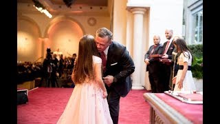 Emanne Beasha ايمان بيشه  Receives Superiority Gold Medal from HM King Abdullah II