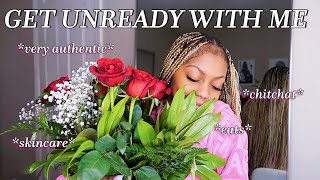 REALISTIC GET UNREADY WITH ME! | skincare, food, doing my lashes, &amp; chit chat!