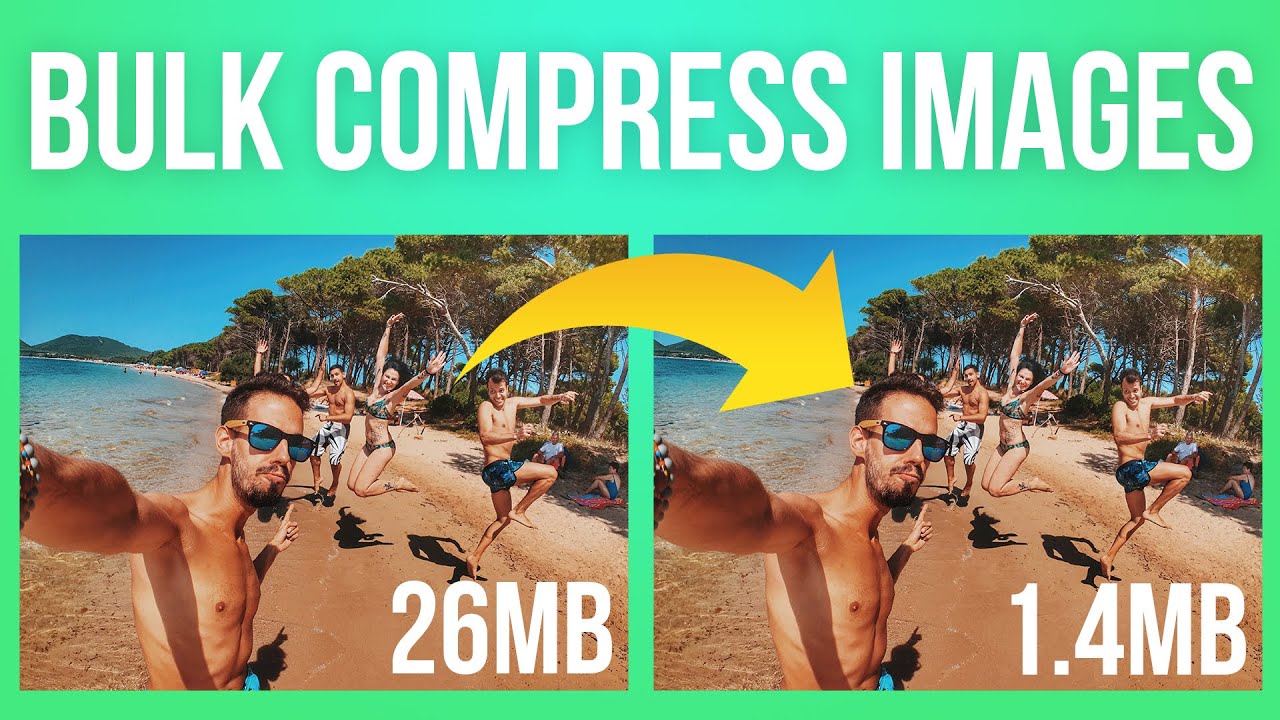 How to bulk compress images without losing quality youtube