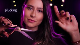ASMR Removing negative energy with scissors ✂🤏 Hand movements, mouth sounds, minimal talking
