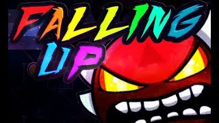 Geometry Dash Insane Demon | Falling Up ALL 3 COINS (KrazyMan50)