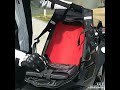MOTOCENTRIC Motorcycle Backpack Carbon Fiber Motocross Helmet Bag Waterproof Expandable Motorbike