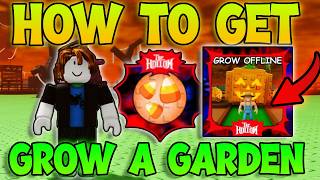 How To Get GROW A GARDEN BADGE & TICKETS FAST in THE HOLLOW Roblox! - FULL Halloween Event Guide!