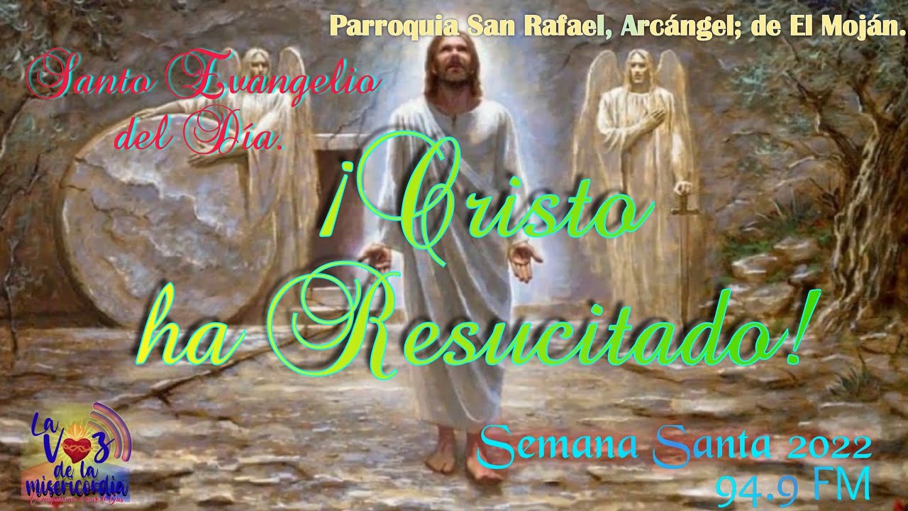 Santo Evangelio del Día (17/04/2022) San Juan 20, 1 - 9. Seminarista ...