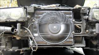 BMW E38 and E39 Auxiliary fan: test if yours is bad or not