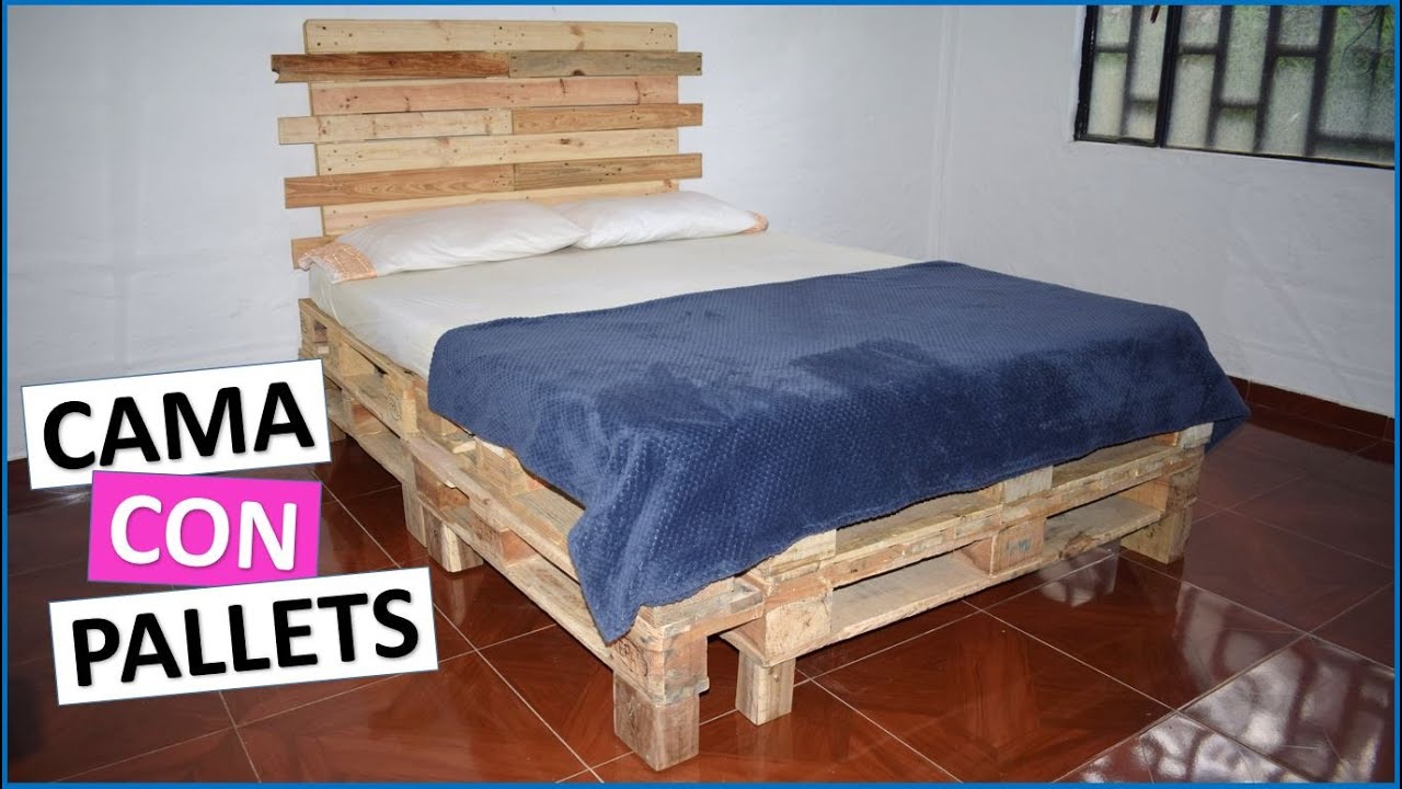 HOW TO BUILD A PALLET BED - YouTube