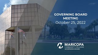 Governing Board Meeting - October 25, 2022 screenshot 5