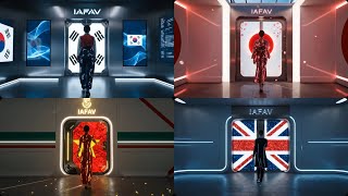 Famous 🌍🚪 8- WHICH COUNTRY DOOR WOULD YOU OPEN ? AI ASMR DOOR FUTURISTIC EDITION Wealth