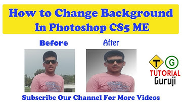 How to Change Background In Photoshop CS5 | Video in Urdu/Hindi | 2017