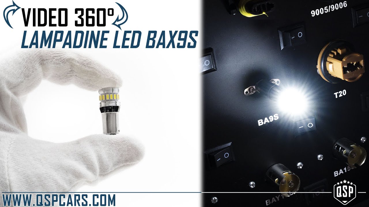 Video Lampadina LED BAX9S Bianca Fra le Mani QSPCARS | Luci Led Auto di Sotituzione Alogene