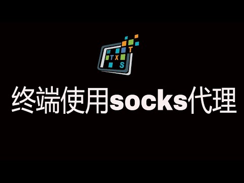 Terminal终端使用socks5代理