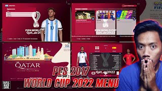 PES 2017 NEW FIFA WORLD CUP 2022 GRAPHIC MENU - PES 2017 MOD - PES 2017 INDONESIA