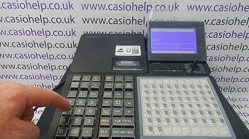 How To Perform A Factory Reset On The Casio SR-C550 Cash Register
