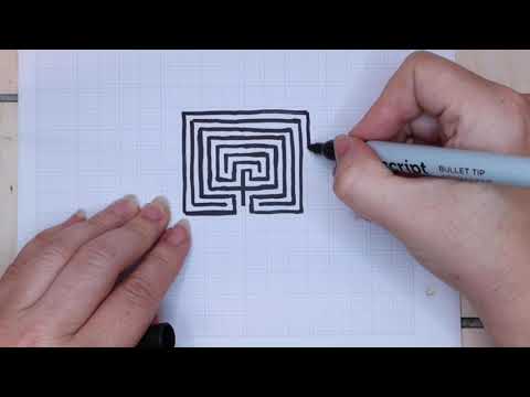 Drawing a labyrinth