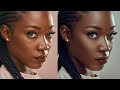 Highend skin retouching beginner photoshop tutorial 10 minutes  frequency separation