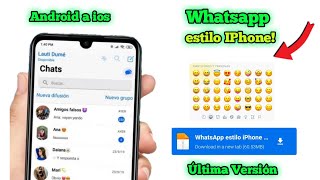 Whatsapp estilo iphone 2022 actualizado - ﹰUltima versión