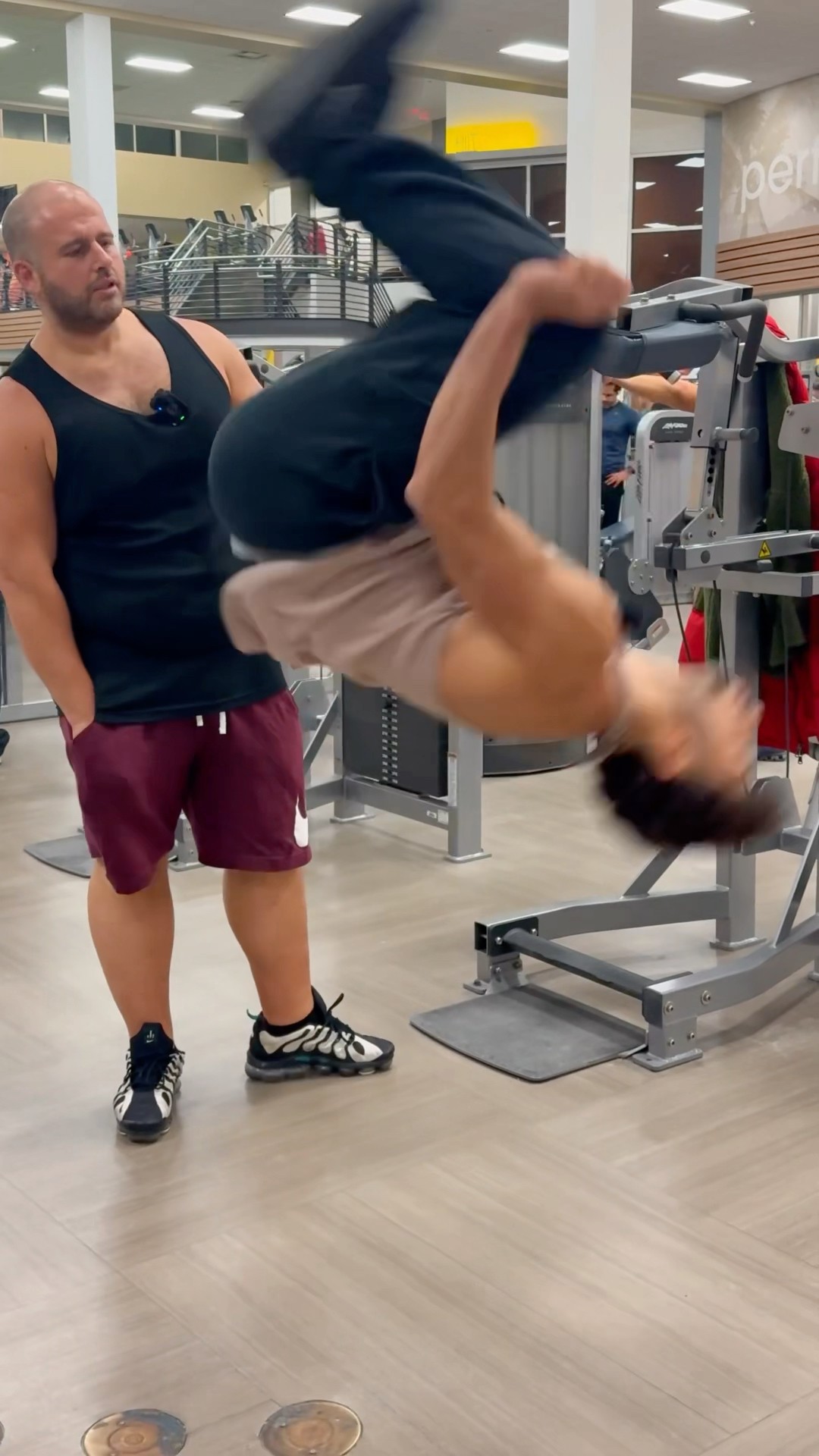 HIS CALVES ARE HUGEEE?