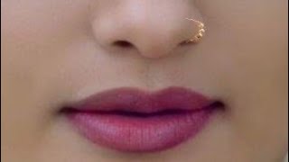Beautiful Girls and Actresses With Nose Ring and Nose Pin || Closeup