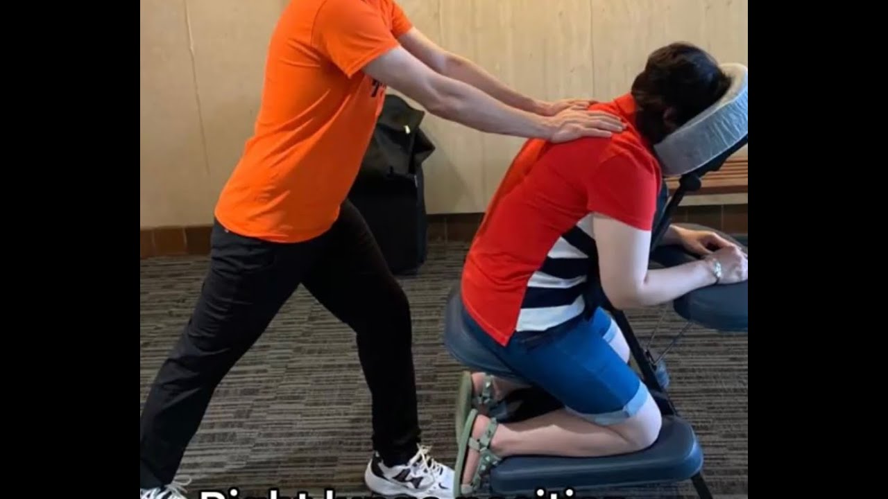 Person Getting Chair Message Welcome chair massage for loved ones course - YouTube