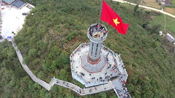 Cột cờ Lũng Cú - Hà Giang | Flycam Hubsan Zino Pro 4k