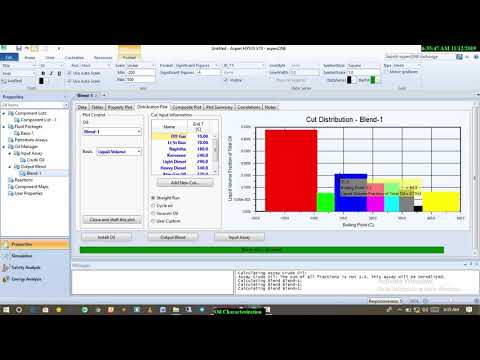 Oil Characterization with Aspen HYSYS