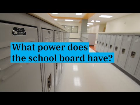 What power does the school board have?