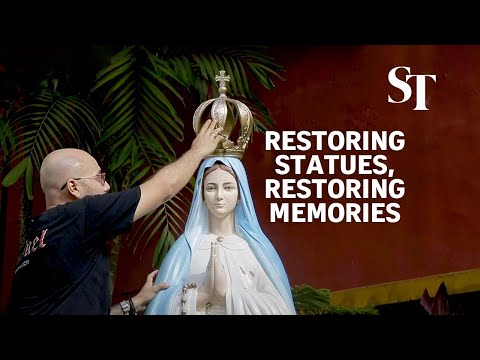 Restoring statues, keeping memories