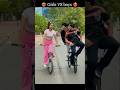 Girls vs Boys π΄ββοΈ Cycle Stunt Showdown | Epic Competition #shorts