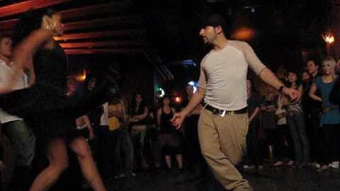Joe Koniak & Solange Dias -  lambada zouk demo @ DIGRESS 06 04 2009