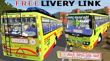 NWKRTC BUS  LIVERY FOR EICHER MOD WITH SKIN LINK # BUS SIMULAOR INDONESIA